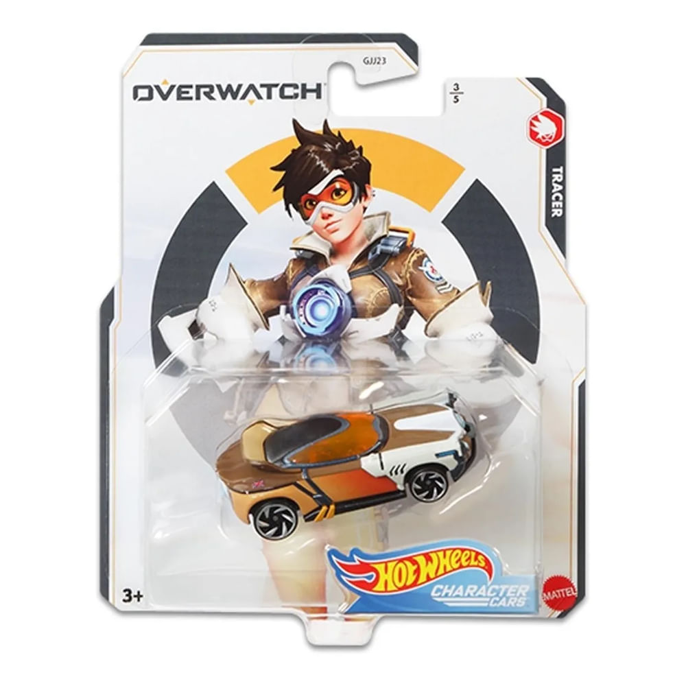 Nivalmix-Carrinho-Hot-Wheels-Character-Cars-Overwatch-Tracer-Mattel-2320259-002 Nivalmix-Carrinho-Hot-Wheels-Character-Cars-Overwatch-Tracer-Mattel-2320259-002