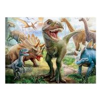 Quebra Cabeça Dinossauros 48 Pçs Gigantes - Grow - nivalmix