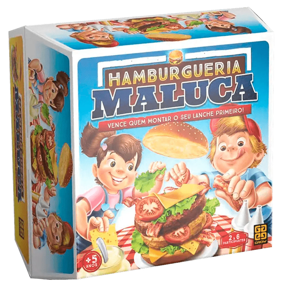 Jogo Hamburgueria Maluca Grow - 03574 - Xickos Brinquedos