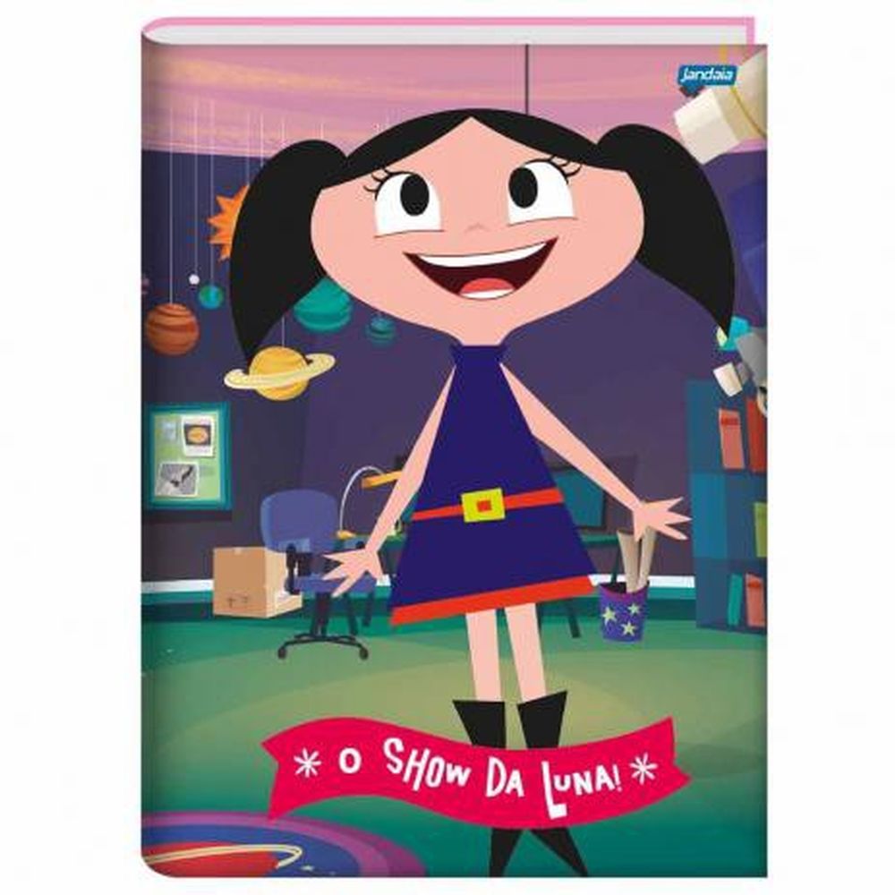 Caderno Brochura 96 Folhas Show da Luna Jandaia - nivalmix