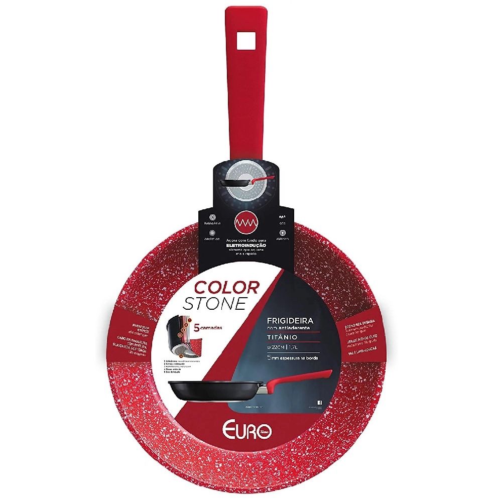 Nivalmix-Frigideira-ColorStone-22cm-Titanio-ALU8259-TI-Euro-Home-2328280 Nivalmix-Frigideira-ColorStone-22cm-Titanio-ALU8259-TI-Euro-Home-2328280