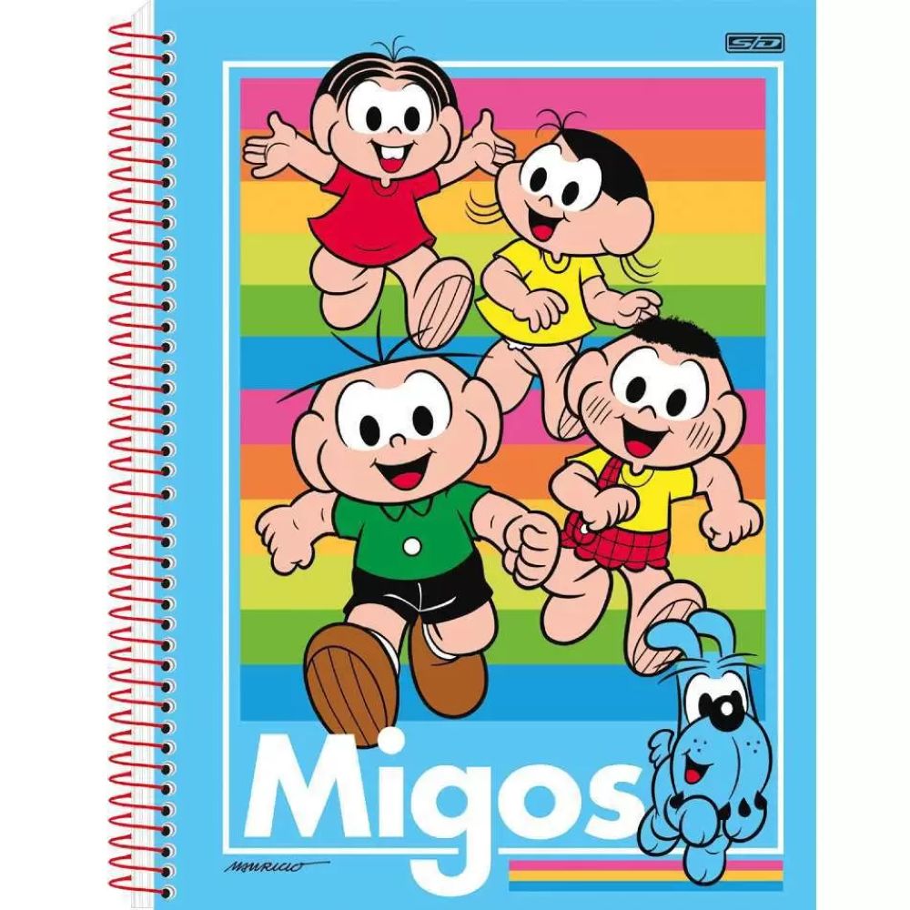 Nivalmix-Caderno-1-4-Espiral-80F-Turma-da-Monica-Capa-1-Sao-Domingos-2328696-001 Nivalmix-Caderno-1-4-Espiral-80F-Turma-da-Monica-Capa-1-Sao-Domingos-2328696-001