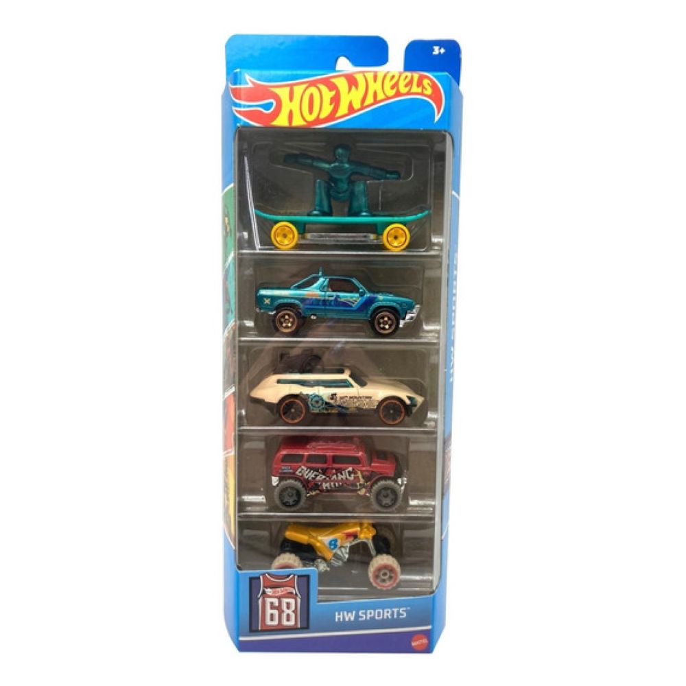 Nivalmix-Carrinhos-Hot-Wheels-HW-Sports-c-5-Carros-Mattel-682670-009 Nivalmix-Carrinhos-Hot-Wheels-HW-Sports-c-5-Carros-Mattel-682670-009