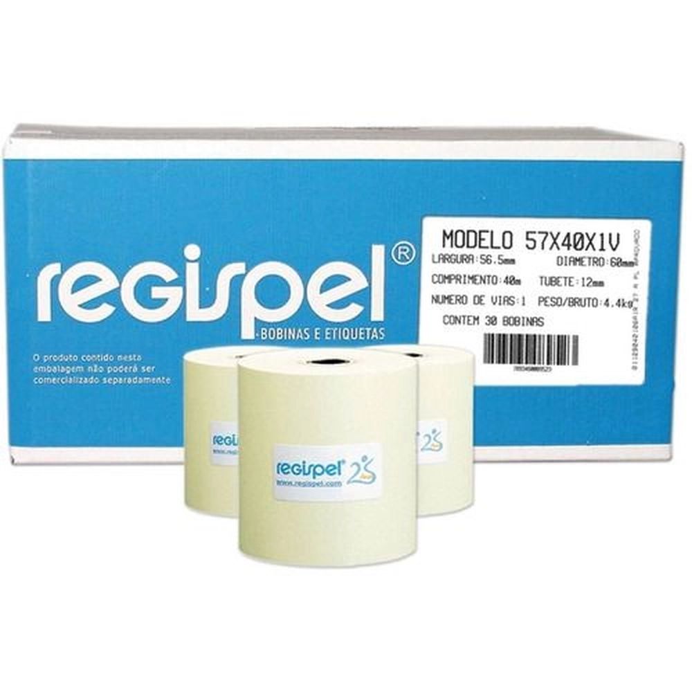 Nivalmix-Caixa-Bobina-termica-57mmX40m-Amarela-Regispel-1456630 Nivalmix-Caixa-Bobina-termica-57mmX40m-Amarela-Regispel-1456630