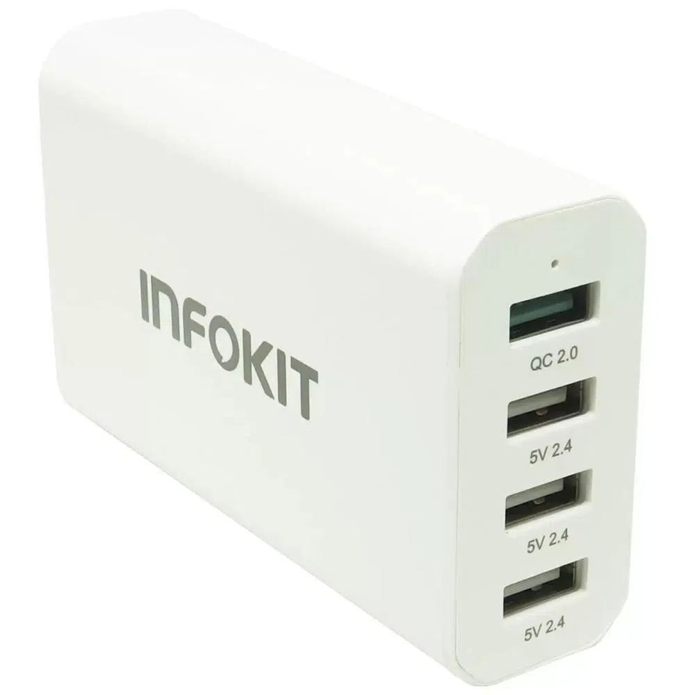 Nivalmix-Carregador-Turbo-USB-2.0-4-Saidas-Branco-IF4U-SQ340-Infokit-2236487 Nivalmix-Carregador-Turbo-USB-2.0-4-Saidas-Branco-IF4U-SQ340-Infokit-2236487