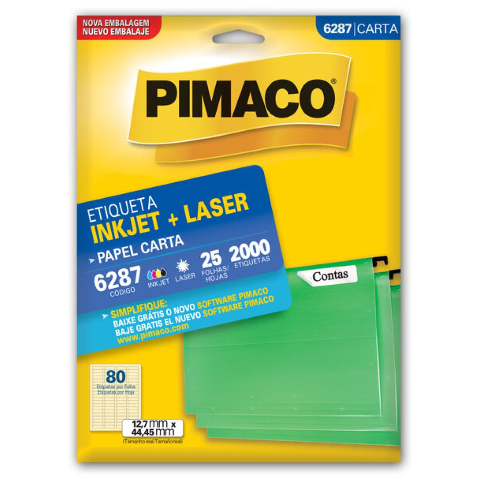 Nivalmix-Etiqueta-Carta-Inkjet-Laser-6287-127x4445mm-25Fls-Pimaco-113538 Nivalmix-Etiqueta-Carta-Inkjet-Laser-6287-127x4445mm-25Fls-Pimaco-113538