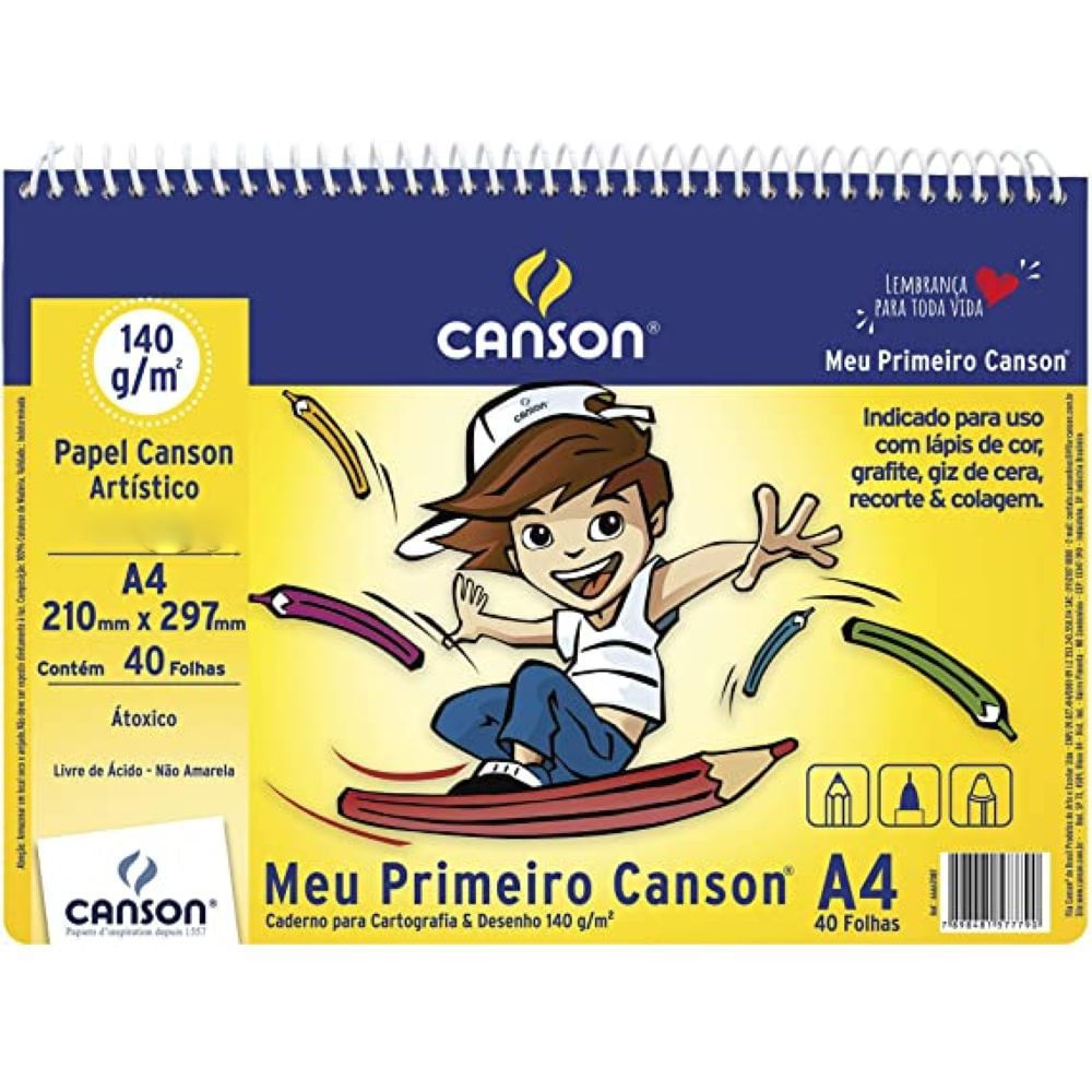 Nivalmix-Caderno-Meu-Primeiro-Canson-A4-140g-40-Folhas-Canson-1405423 Nivalmix-Caderno-Meu-Primeiro-Canson-A4-140g-40-Folhas-Canson-1405423
