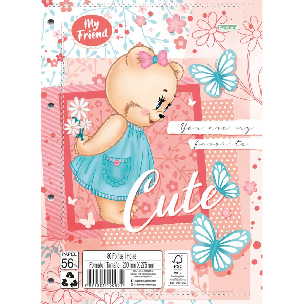 Nivalmix-Bloco-de-Fichario-Univ-80-Folhas-My-Friends-Sao-Domingos-2295689 Nivalmix-Bloco-de-Fichario-Univ-80-Folhas-My-Friends-Sao-Domingos-2295689