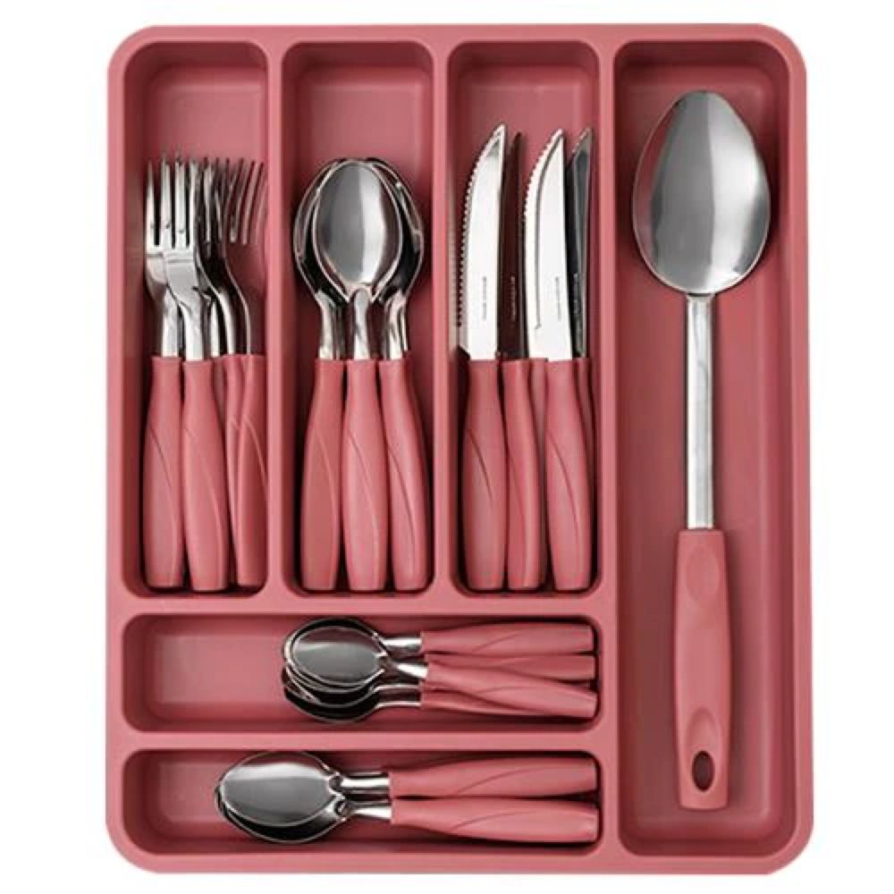 Nivalmix-Faqueiro-Itaparica-32Pcs-c-Organizador-Rosa-Malva-Brinox-2336353 Nivalmix-Faqueiro-Itaparica-32Pcs-c-Organizador-Rosa-Malva-Brinox-2336353