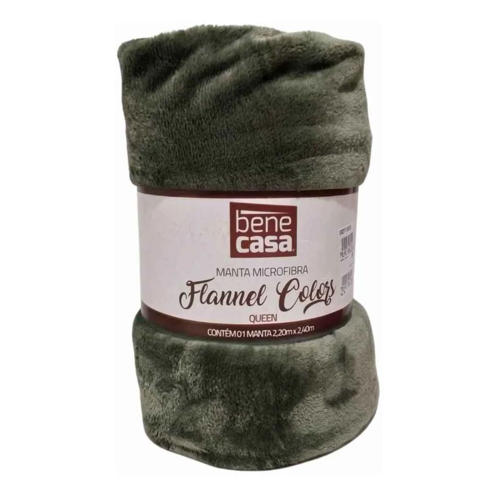 Nivalmix-Manta-Flannel-Colors-Queen-Verde-Musgo-Hiper-Textil-2338654-006 Nivalmix-Manta-Flannel-Colors-Queen-Verde-Musgo-Hiper-Textil-2338654-006