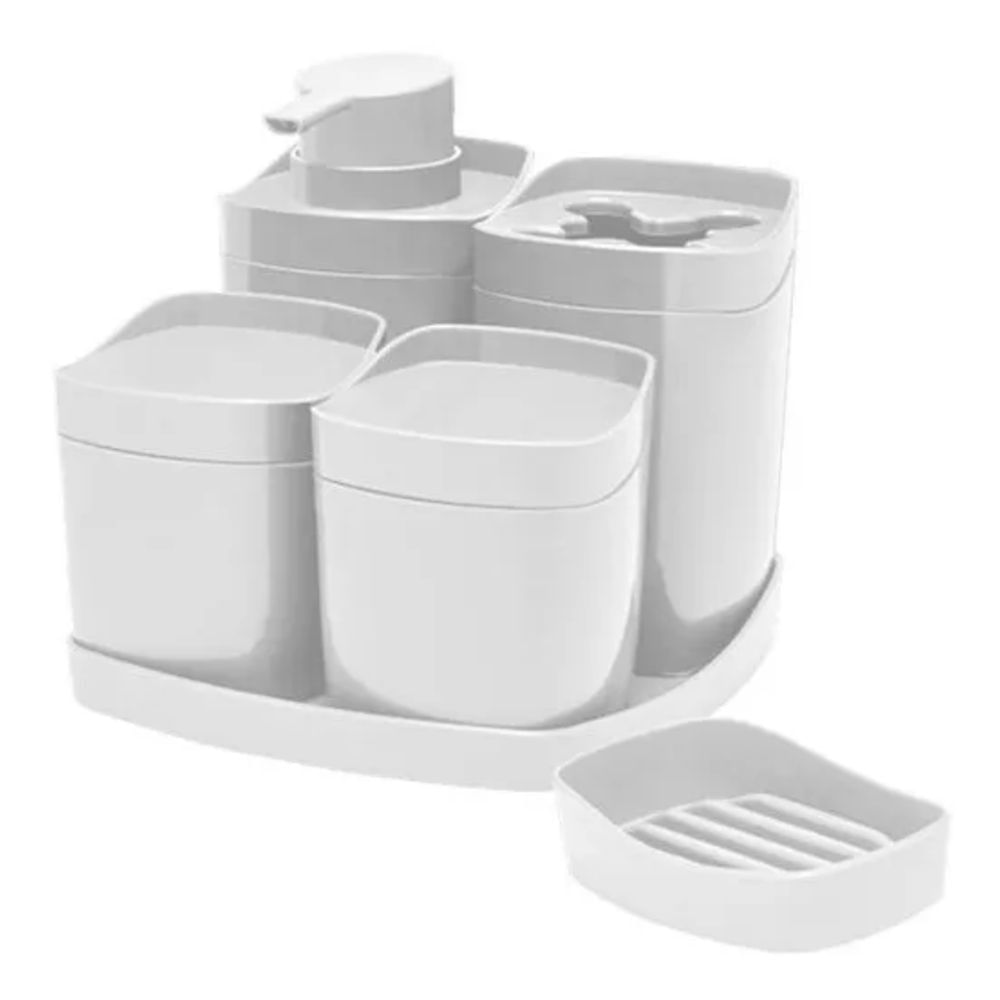 Nivalmix-Kit-para-Banheiro-Self-Care-5-Pcs-Branco-Neve-Top-Line-2279907-002 Nivalmix-Kit-para-Banheiro-Self-Care-5-Pcs-Branco-Neve-Top-Line-2279907-002