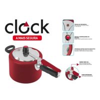 Nivalmix-Panela-de-Pressao-4-5L-Vermelha-9295305618-Clock-2346727-4 Nivalmix-Panela-de-Pressao-4-5L-Vermelha-9295305618-Clock-2346727-4