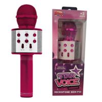 Nivalmix-Microfone-Infantil-Star-Voice-Rosa-ZP00975-Zoopy-Toys-2353617-2 Nivalmix-Microfone-Infantil-Star-Voice-Rosa-ZP00975-Zoopy-Toys-2353617-2
