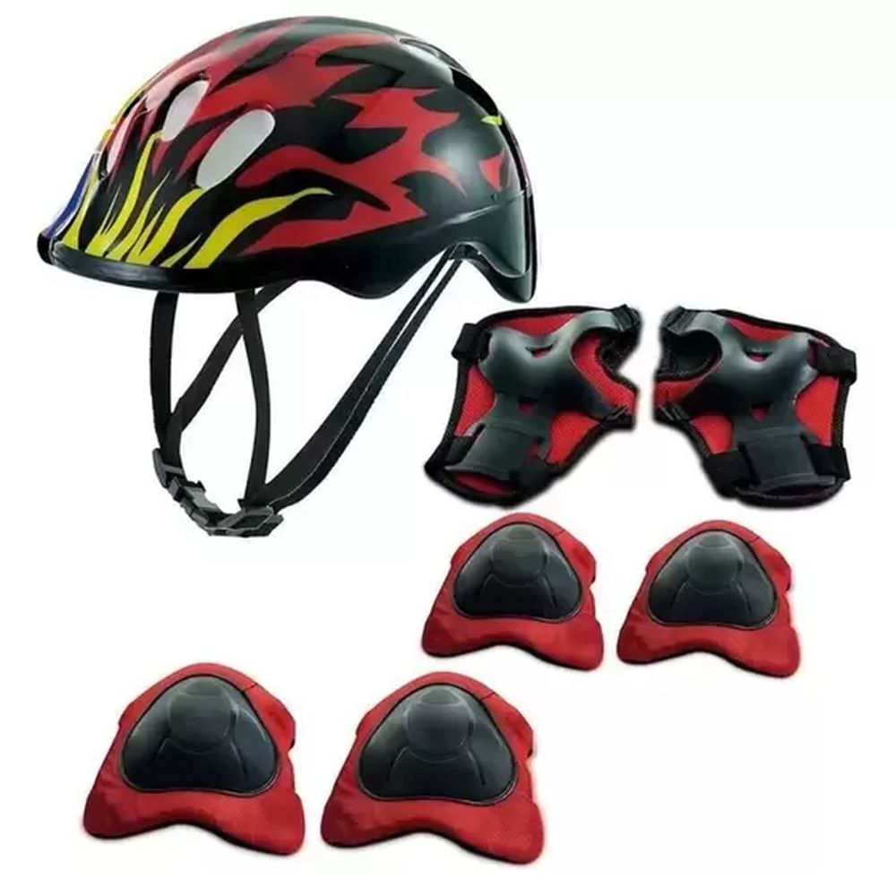 Nivalmix-Kit-De-Protecao-Com-Capacete-KJ19VM-ZippyToys-2352811 Nivalmix-Kit-De-Protecao-Com-Capacete-KJ19VM-ZippyToys-2352811