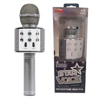 Nivalmix-Microfone-Infantil-Star-Voice-Prata-ZP00994-Zoop-Toys-2353630-2 Nivalmix-Microfone-Infantil-Star-Voice-Prata-ZP00994-Zoop-Toys-2353630-2