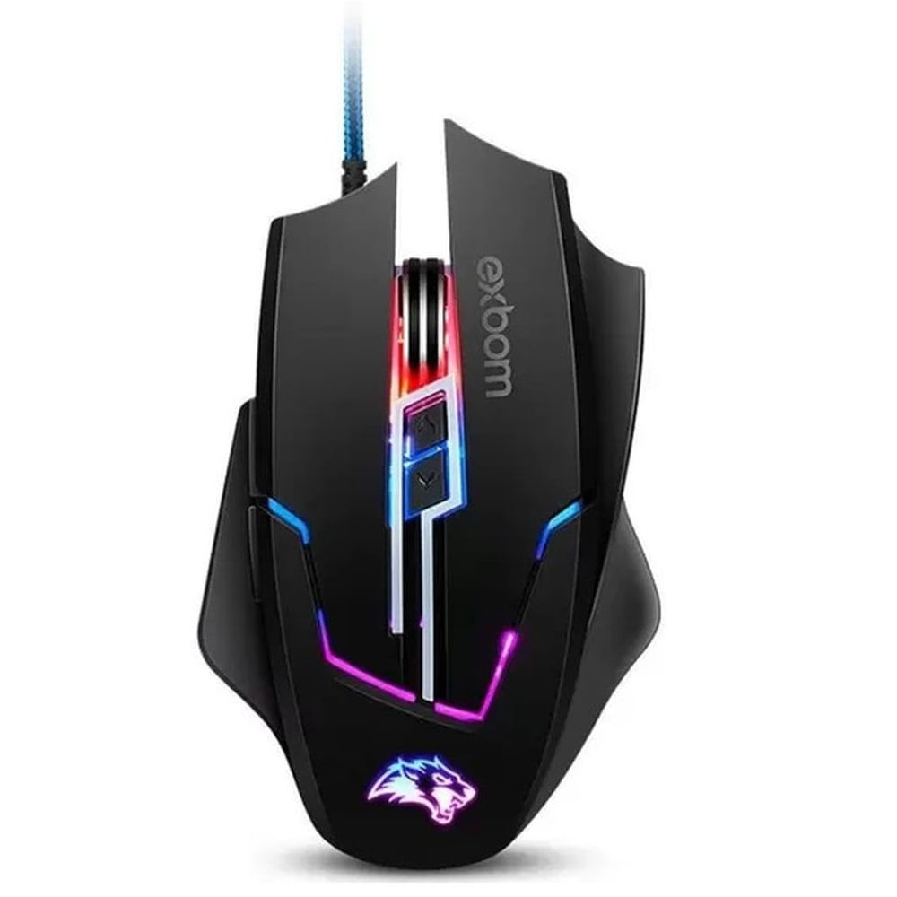 Nivalmix-Mouse-Gamer-c-LED-3200dpi-7-Botoes-Preto-MS-G270-Exbom-2360000 Nivalmix-Mouse-Gamer-c-LED-3200dpi-7-Botoes-Preto-MS-G270-Exbom-2360000