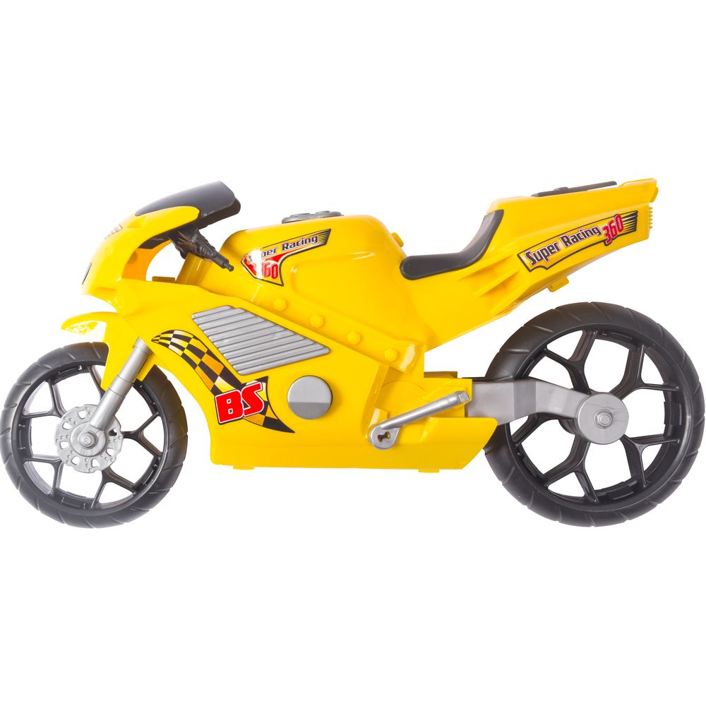 Super Moto Sport 360 Amarela - Bs Toys - nivalmix