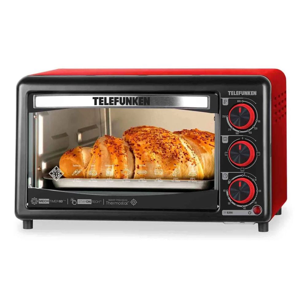 Nivalmix-Forno-Eletrico-20L-1300W-127V-TF-E250-Telefunken-2362964 Nivalmix-Forno-Eletrico-20L-1300W-127V-TF-E250-Telefunken-2362964