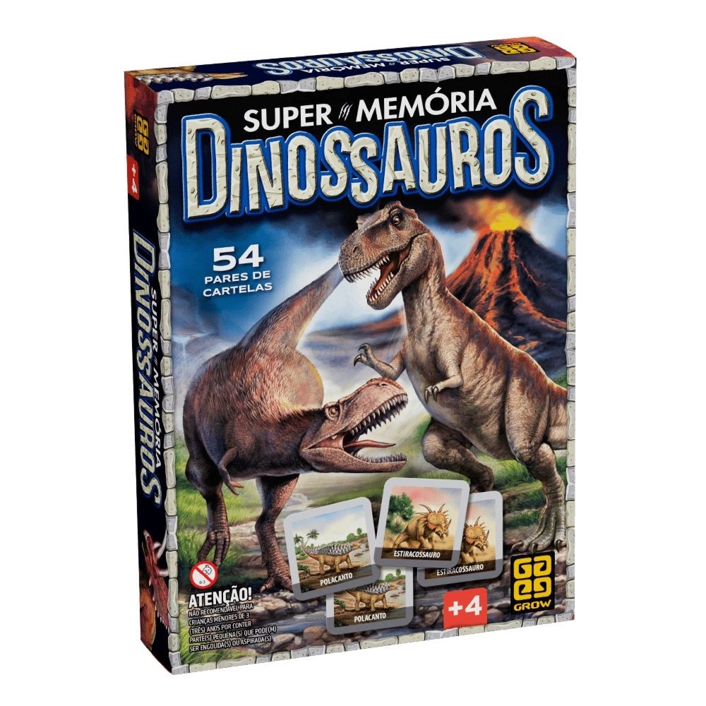 Jogo da memória Dinossauros - Jogo da memória Dinossauros - PAIS E FILHOS