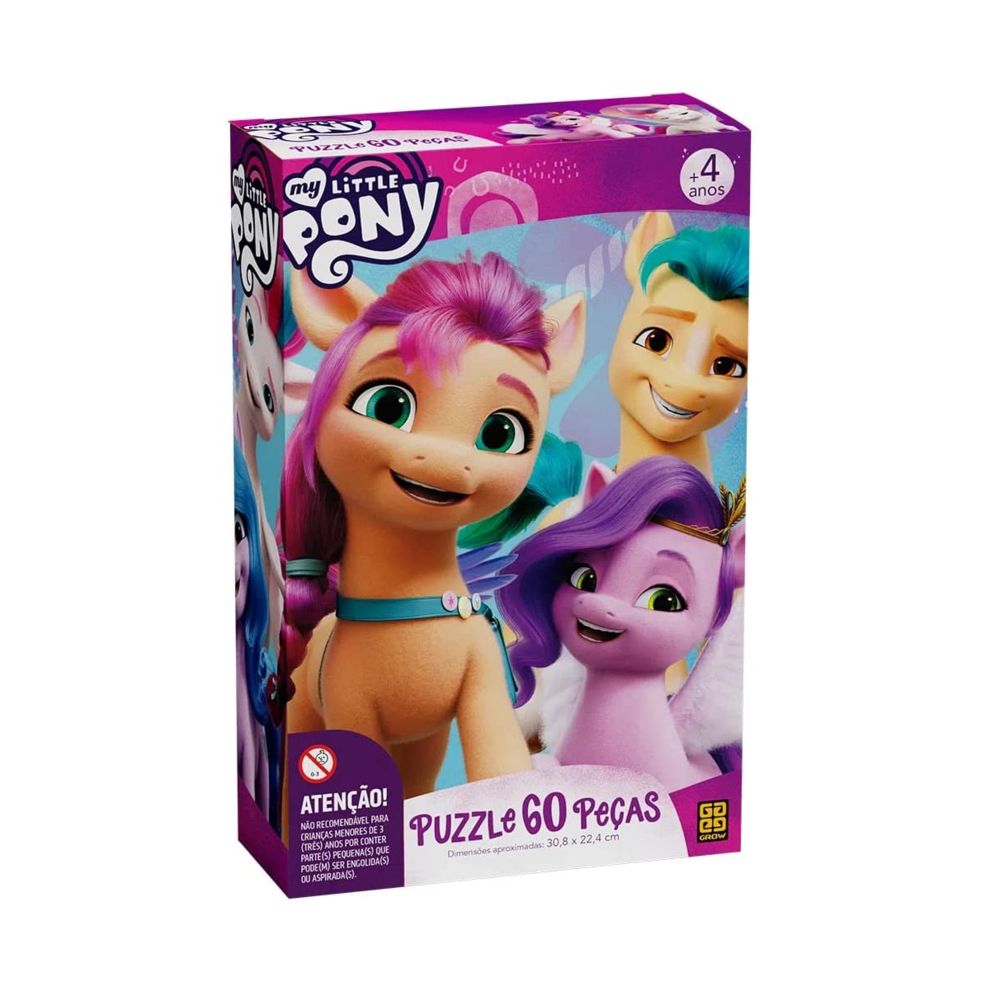 Quebra-Cabeca-My-Little-Pony.-60-Pcs-04215---Grow Quebra-Cabeca-My-Little-Pony.-60-Pcs-04215---Grow