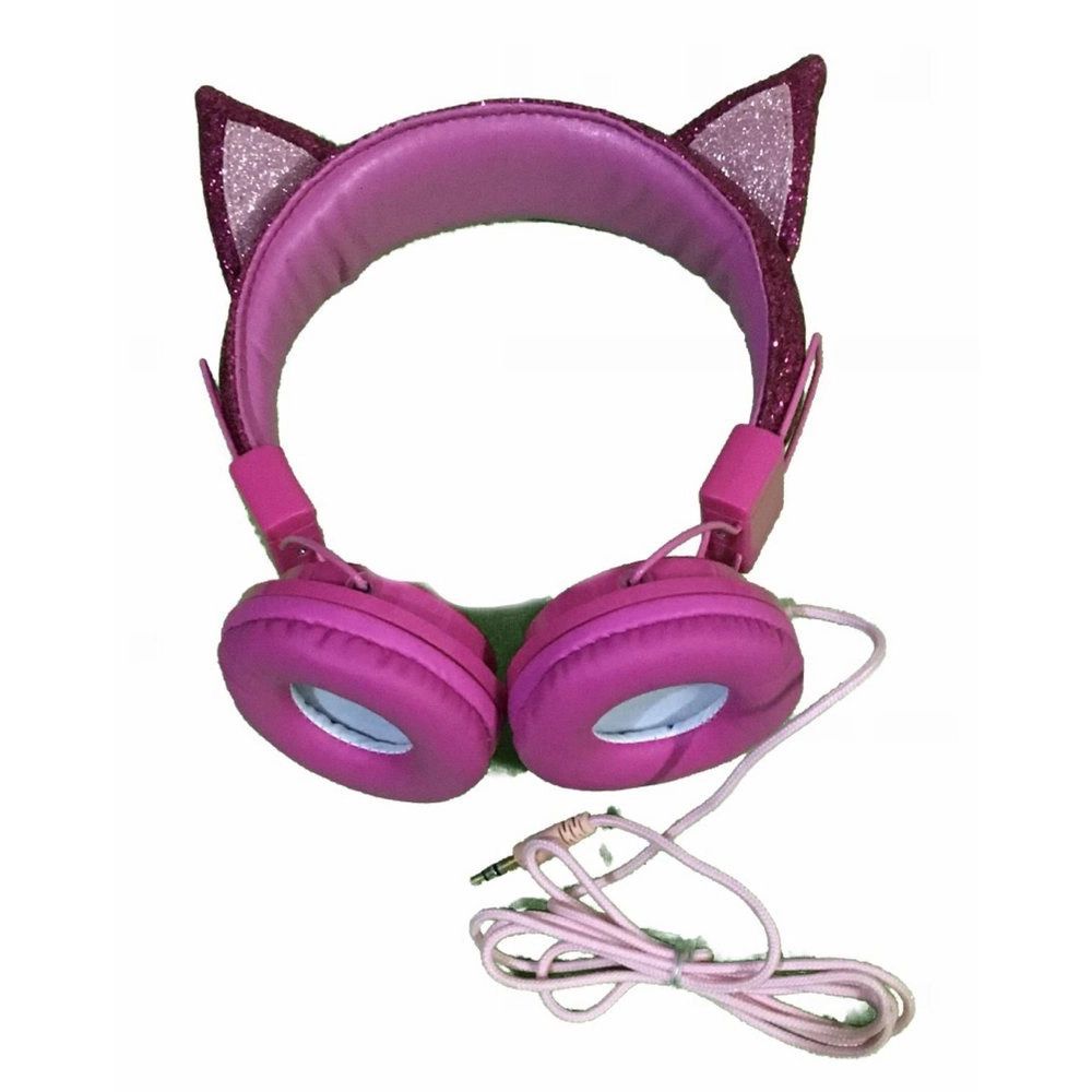nivalmix-Fone-de-Ouvido-Orelhinha-De-Gatinha-com-Glitter-Rosa-Exbom-2360091-001 nivalmix-Fone-de-Ouvido-Orelhinha-De-Gatinha-com-Glitter-Rosa-Exbom-2360091-001