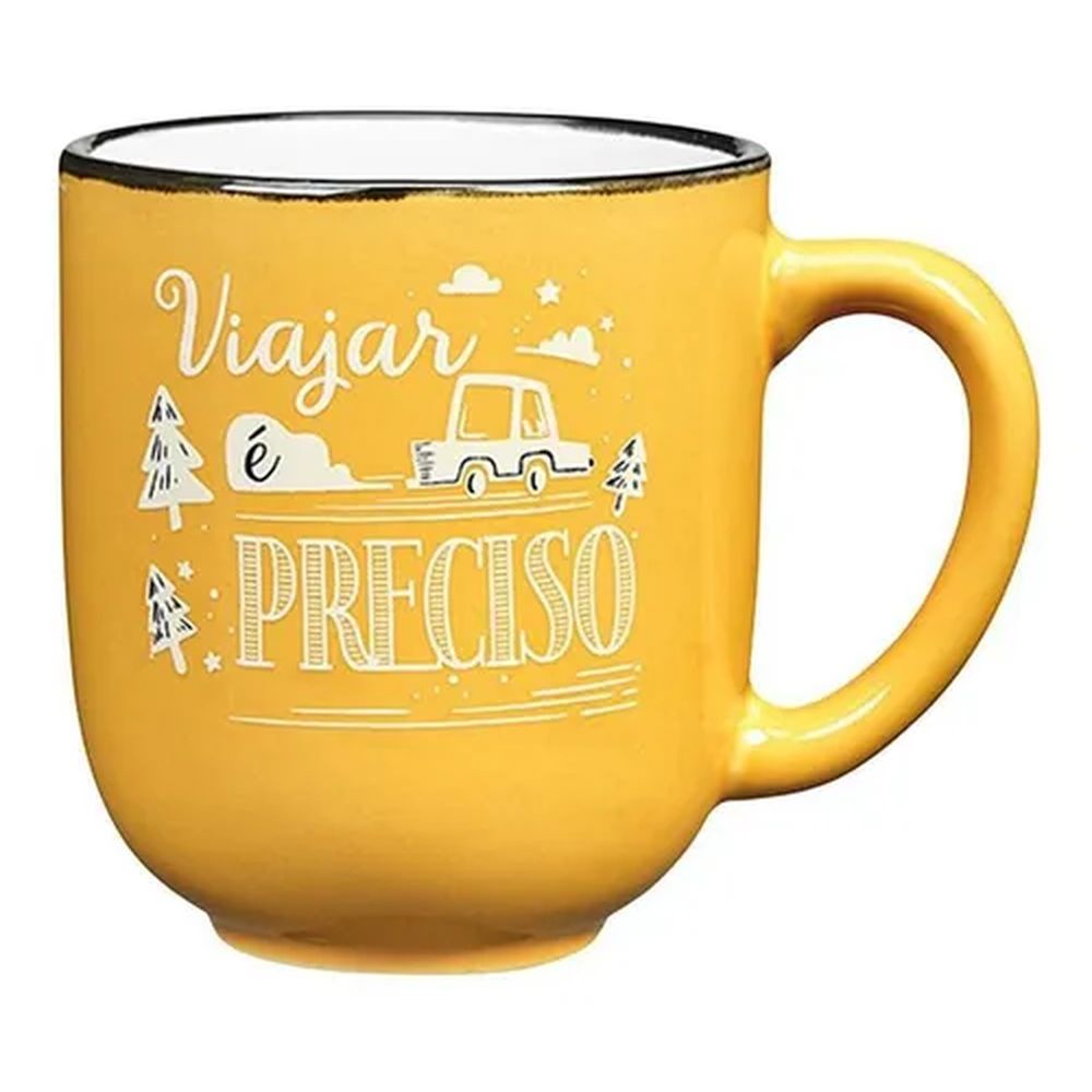 nivalmix-Caneca-De-Porcelana-Viajar-E-Preciso-280ml-CANC-063AM nivalmix-Caneca-De-Porcelana-Viajar-E-Preciso-280ml-CANC-063AM