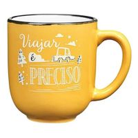 nivalmix-Caneca-De-Porcelana-Viajar-E-Preciso-280ml-CANC-063AM nivalmix-Caneca-De-Porcelana-Viajar-E-Preciso-280ml-CANC-063AM