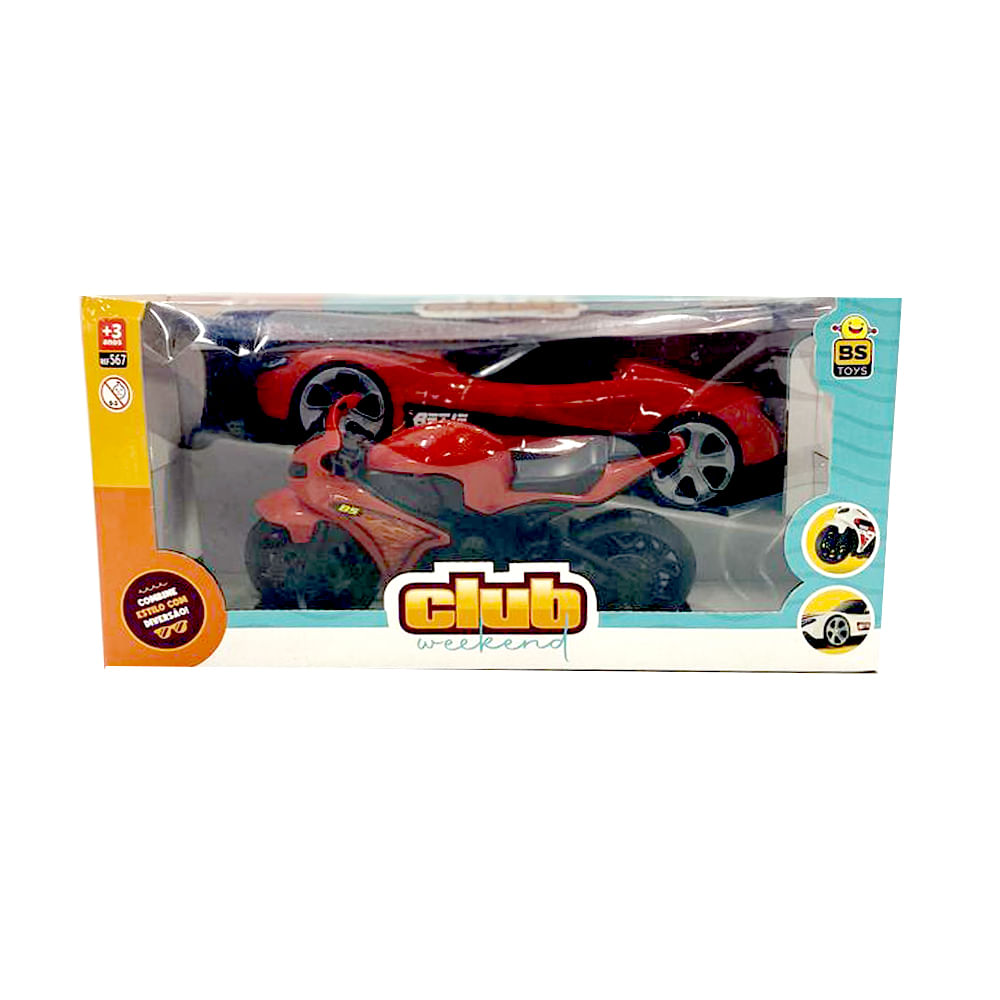 nivalmix-Carro-e-Moto-Vermelho-Club-Weekend-567-BsToys-2359766-001 nivalmix-Carro-e-Moto-Vermelho-Club-Weekend-567-BsToys-2359766-001