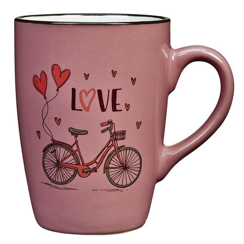 Nivalmix-Caneca-Ceramica-Bicicleta-300ml-Rosa-CANC-066RS-Hauskraft-2364316 Nivalmix-Caneca-Ceramica-Bicicleta-300ml-Rosa-CANC-066RS-Hauskraft-2364316