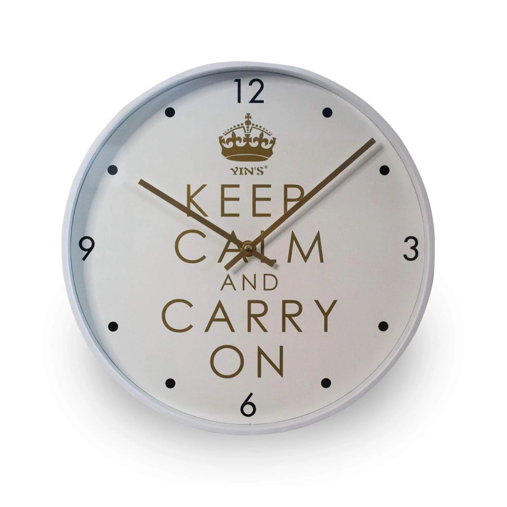 Nivalmix-Relogio-Parede-Keep-Calm-And-Carry-On-31cm-Branco-Imporiente-2348261-002 Nivalmix-Relogio-Parede-Keep-Calm-And-Carry-On-31cm-Branco-Imporiente-2348261-002