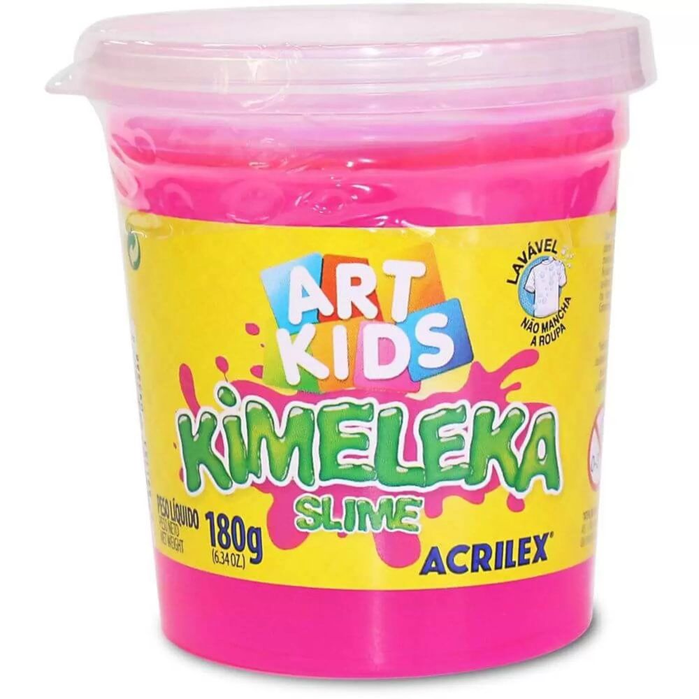 Nivalmix-Kimeleka-Slime-Rosa-Art-Kids-180g-05812-Acrilex-2003839-003 Nivalmix-Kimeleka-Slime-Rosa-Art-Kids-180g-05812-Acrilex-2003839-003