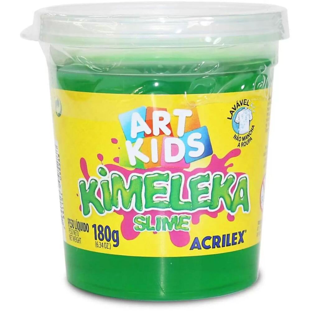 Nivalmix-Kimeleka-Slime-Verde-Art-Kids-180g-05812-Acrilex-2003839-004 Nivalmix-Kimeleka-Slime-Verde-Art-Kids-180g-05812-Acrilex-2003839-004