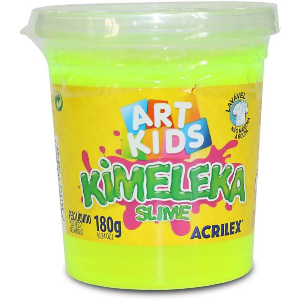 Nivalmix-Kimeleka-Slime-Verde-Neon-Art-Kids-180g-05812-Acrilex-2003839-005 Nivalmix-Kimeleka-Slime-Verde-Neon-Art-Kids-180g-05812-Acrilex-2003839-005