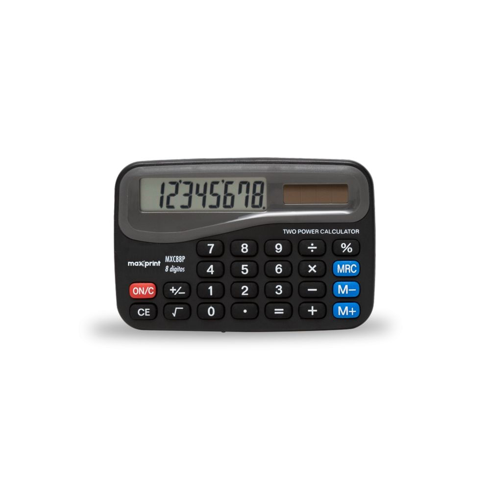 Nivalmix-Calculadora-Eletronica-de-Bolso-8-Digitos-MX-C88P-Maxprint-2334247 Nivalmix-Calculadora-Eletronica-de-Bolso-8-Digitos-MX-C88P-Maxprint-2334247
