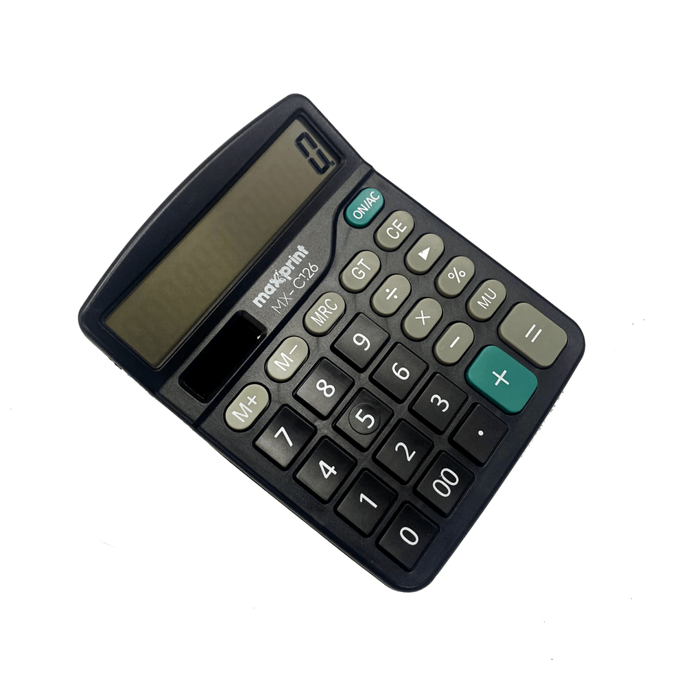 Calculadora de Mesa 12 Dígitos MX-C126 - Maxprint - nivalmix