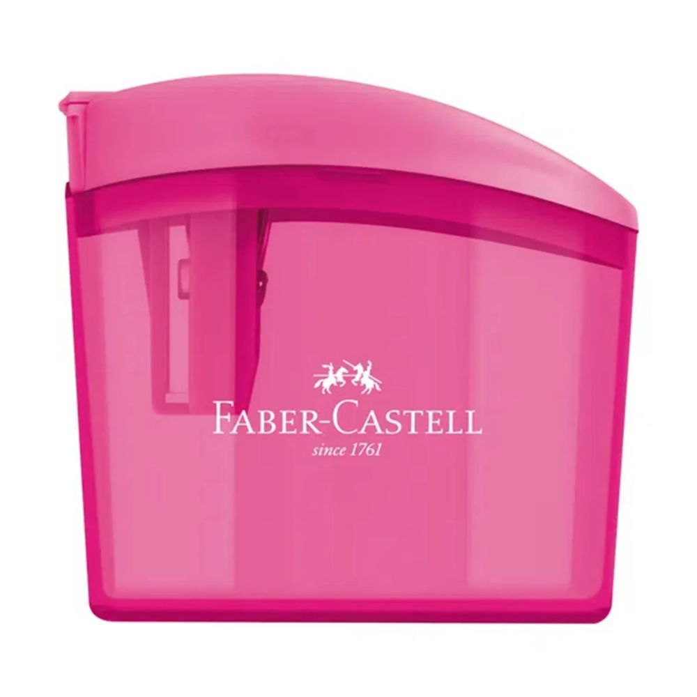 Nivalmix-Apontador-com-Deposito-ClickBox-Rosa-Faber-Castell-2252659-004 Nivalmix-Apontador-com-Deposito-ClickBox-Rosa-Faber-Castell-2252659-004