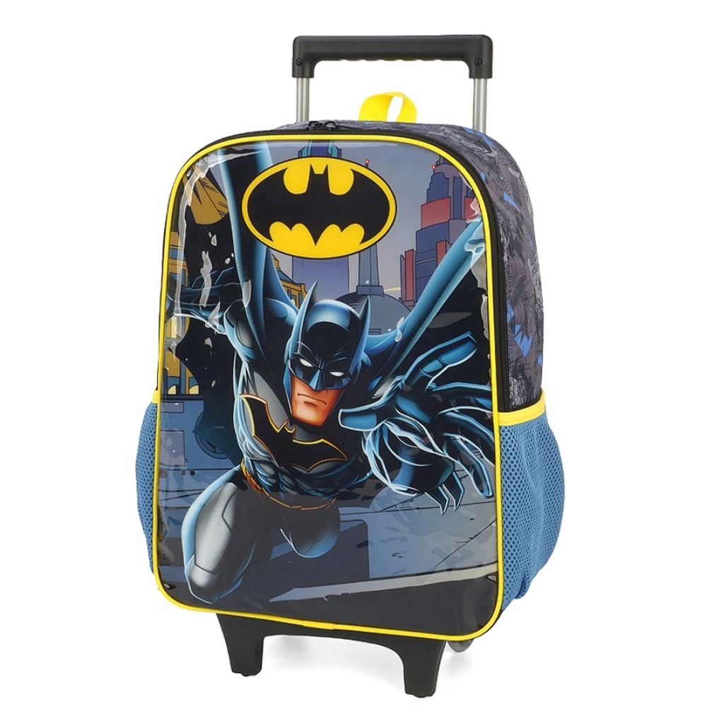 Mochila com Rodinhas Batman - Luxcel - nivalmix