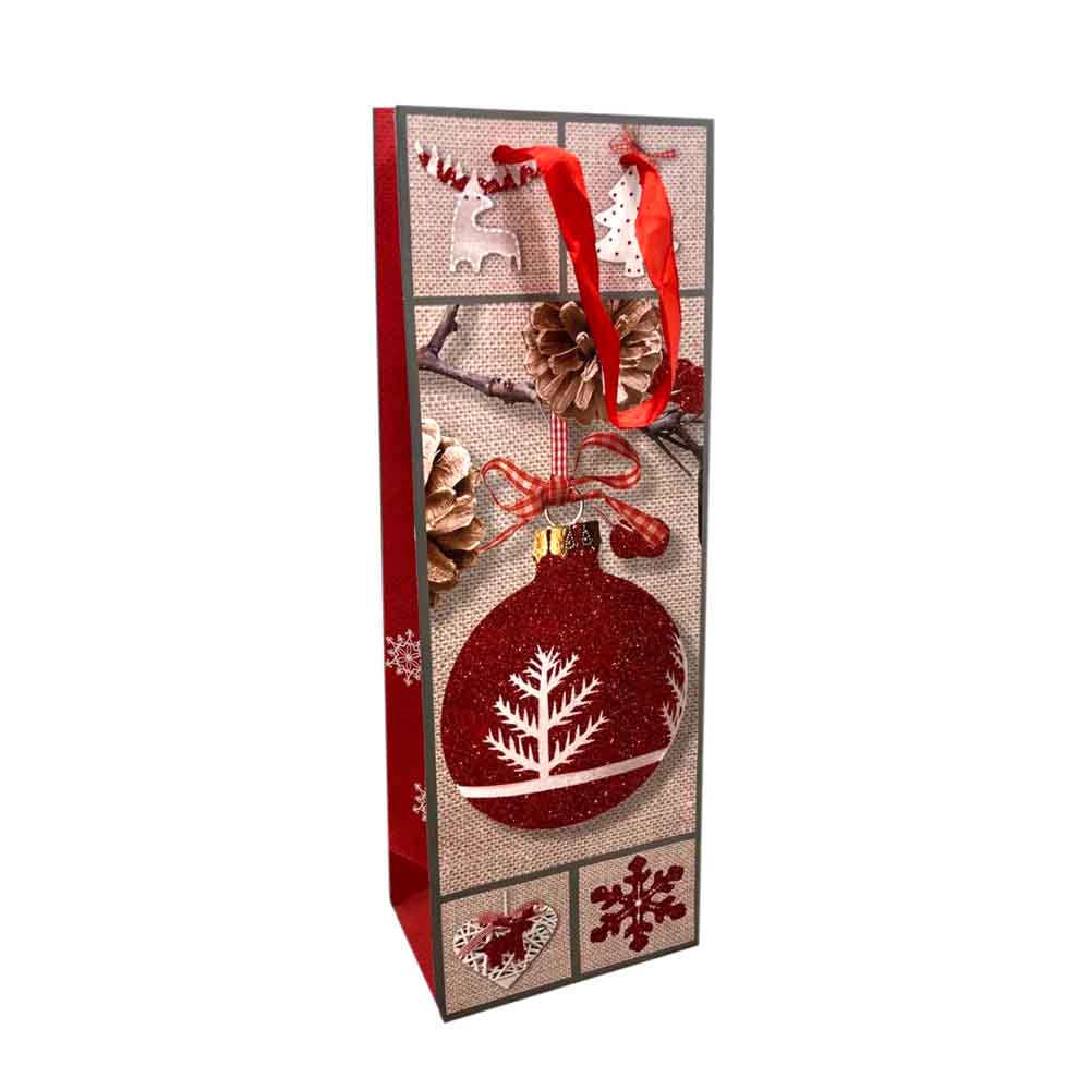 Nivalmix-Sacola-para-Vinho-de-Natal-36x12x8cm-Wincy-2314149 Nivalmix-Sacola-para-Vinho-de-Natal-36x12x8cm-Wincy-2314149