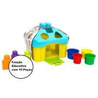 Nivalmix-Casinha-de-Atividades-10-Pecas-MK2228-Amarela-Dismat-1606793 Nivalmix-Casinha-de-Atividades-10-Pecas-MK2228-Amarela-Dismat-1606793