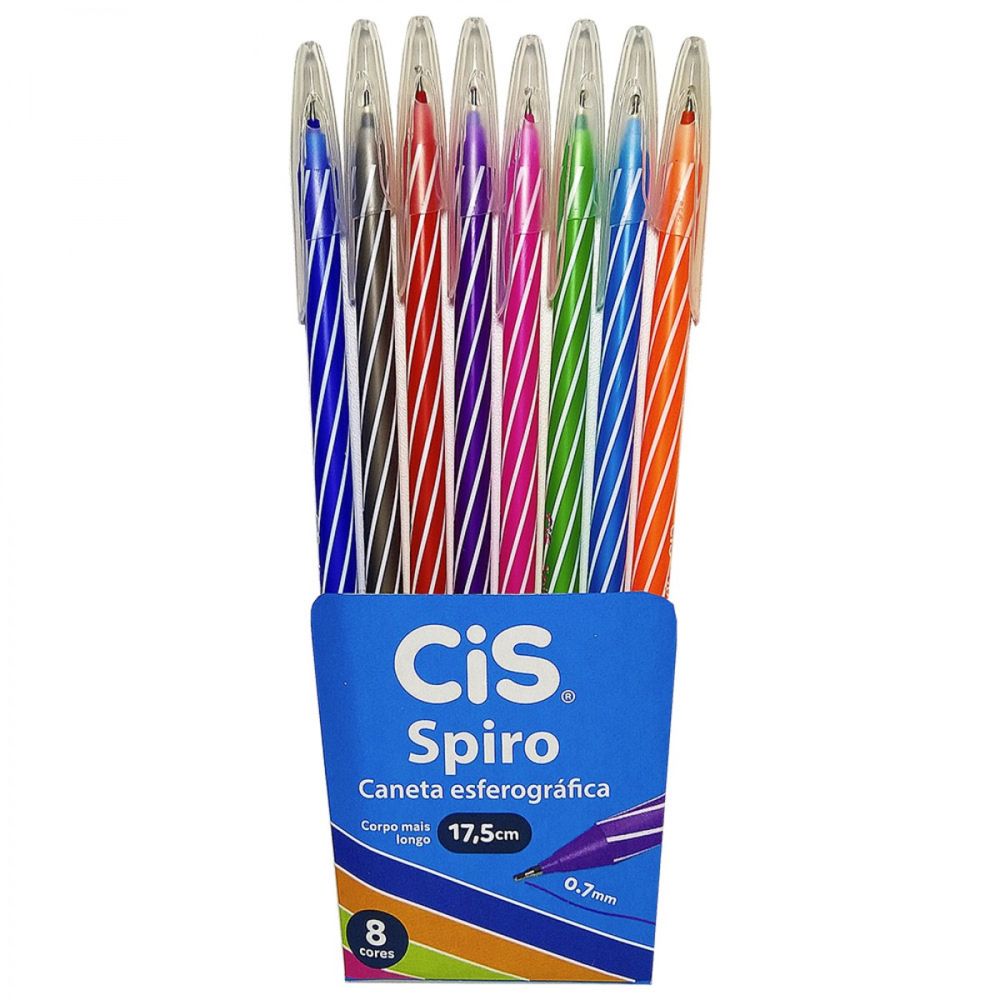 Nivalmix-Canetas-Esferografica-Spiro-0-7mm-8-Unidades-Cis-2334598 Nivalmix-Canetas-Esferografica-Spiro-0-7mm-8-Unidades-Cis-2334598