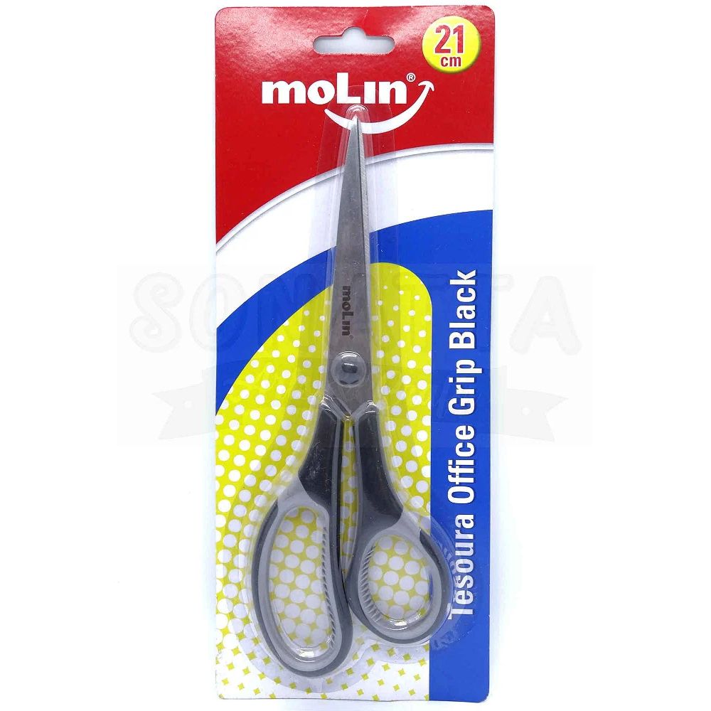 Nivalmix-Tesoura-Anatomica-Office-Grip-21cm-Preta-16078-Molin-2257222 Nivalmix-Tesoura-Anatomica-Office-Grip-21cm-Preta-16078-Molin-2257222