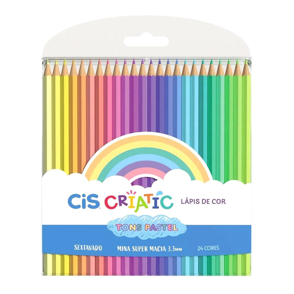Nivalmix-Lapis-de-Cor-Criatic-24-Cores-Tom-Pastel-3mm-Sextavado-Cis-2327669 Nivalmix-Lapis-de-Cor-Criatic-24-Cores-Tom-Pastel-3mm-Sextavado-Cis-2327669
