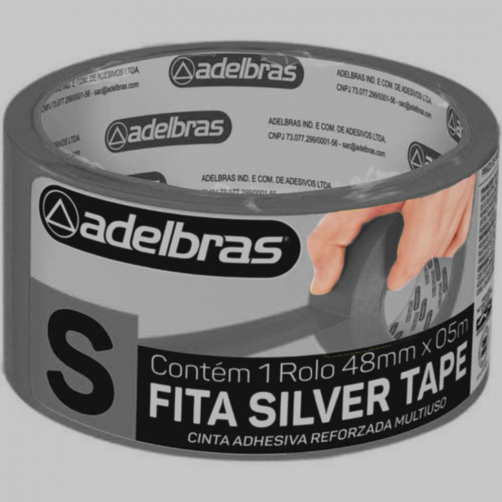 Nivalmix-Fita-Adesiva-48x05-Silver-Tape-Preto-Adelbras-559312 Nivalmix-Fita-Adesiva-48x05-Silver-Tape-Preto-Adelbras-559312