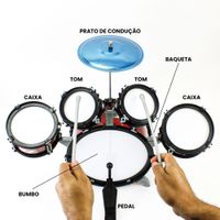 Nivalmix-Bateria-infantil-c-Banco-Baqueta-Pedal-e-Tambores-Mega-Star-2373663--3- Nivalmix-Bateria-infantil-c-Banco-Baqueta-Pedal-e-Tambores-Mega-Star-2373663--3-