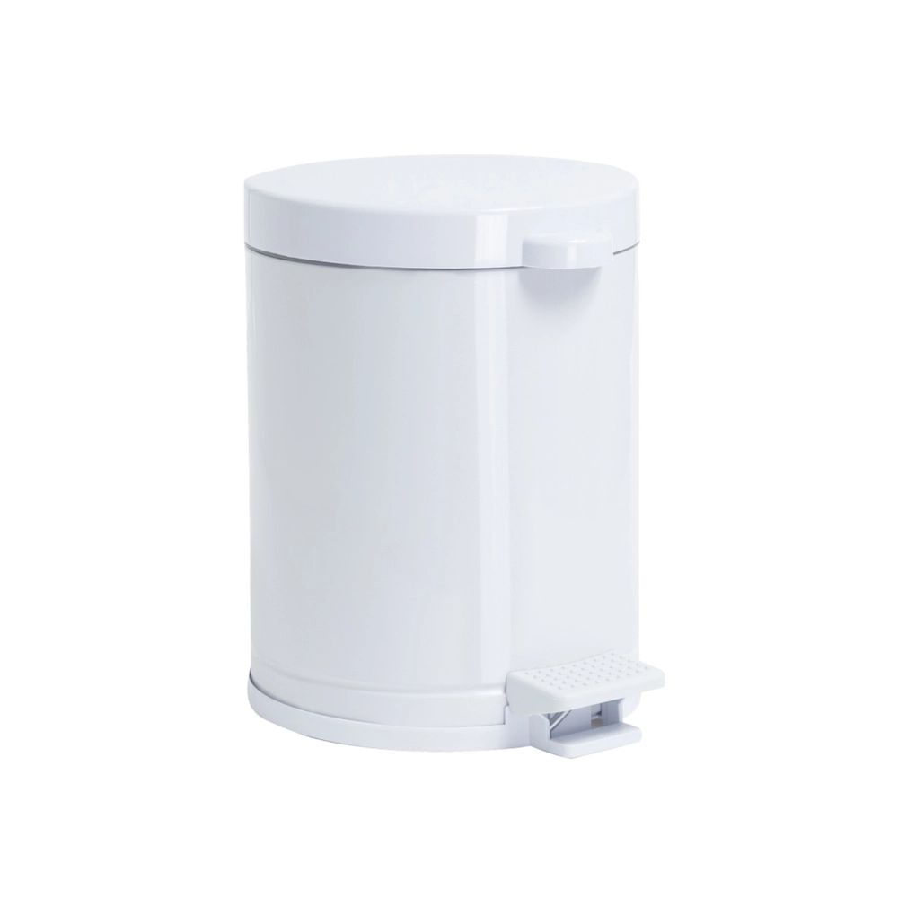 Nivalmix-Lixeira-com-Pedal-e-Cesto-4-5-Litros-Branca-3501-Viel-332859 Nivalmix-Lixeira-com-Pedal-e-Cesto-4-5-Litros-Branca-3501-Viel-332859