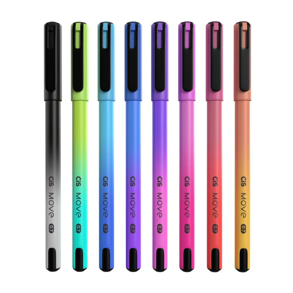 Nivalmix-Canetas-Esferograficas-0-7mm-Move-08-Cores-Cis-2374495 Nivalmix-Canetas-Esferograficas-0-7mm-Move-08-Cores-Cis-2374495