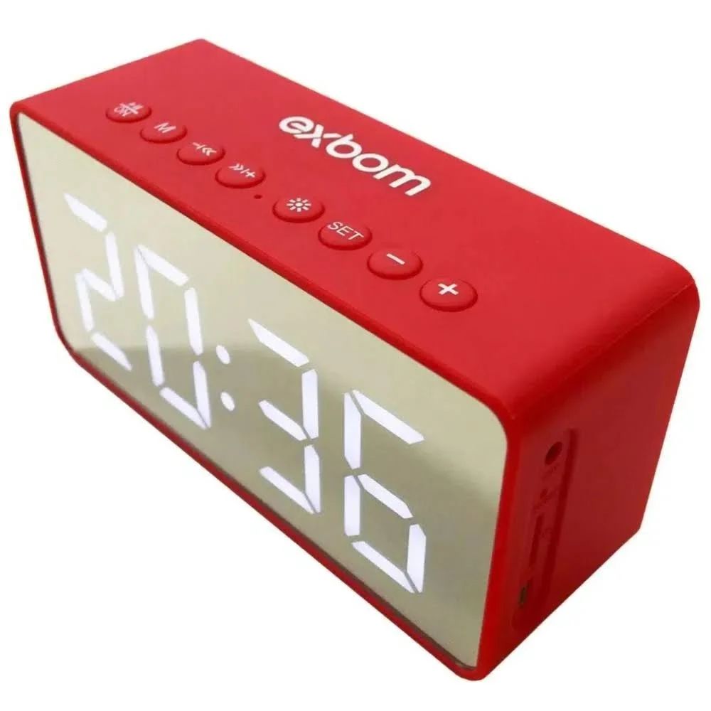 Nivalmix-Caixa-de-Som-Bluetooth-Fm-Relogio-Digital-Vermelho-Exbom-2276709-001--1- Nivalmix-Caixa-de-Som-Bluetooth-Fm-Relogio-Digital-Vermelho-Exbom-2276709-001--1-