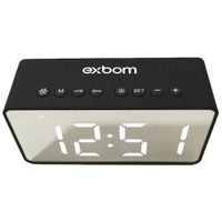 Nivalmix-Caixa-de-Som-Bluetooth-Fm-Relogio-Digital-Preto-Exbom-2276709-002--2- Nivalmix-Caixa-de-Som-Bluetooth-Fm-Relogio-Digital-Preto-Exbom-2276709-002--2-