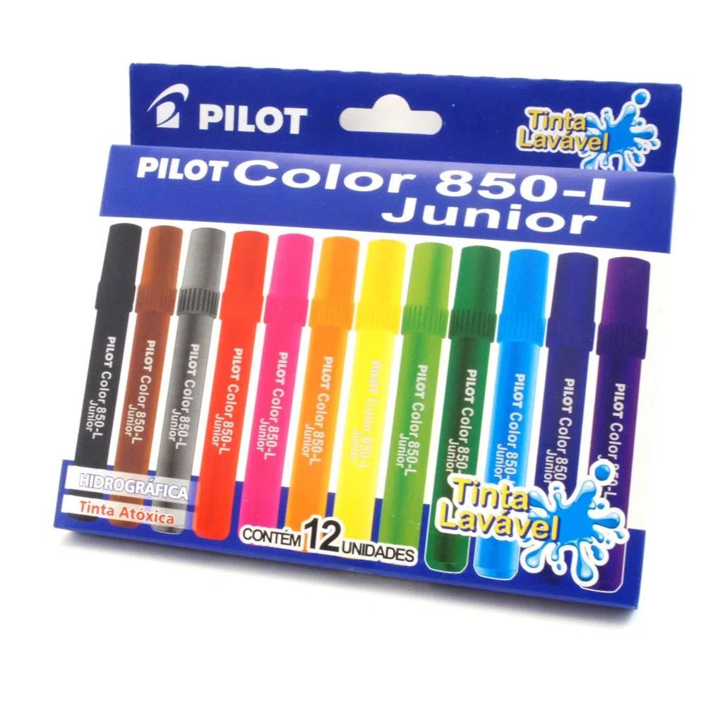 Nivalmix-Canetas-Hidrograficas-Pilot-Color-850-L-12-Cores-Pilot-1717735 Nivalmix-Canetas-Hidrograficas-Pilot-Color-850-L-12-Cores-Pilot-1717735