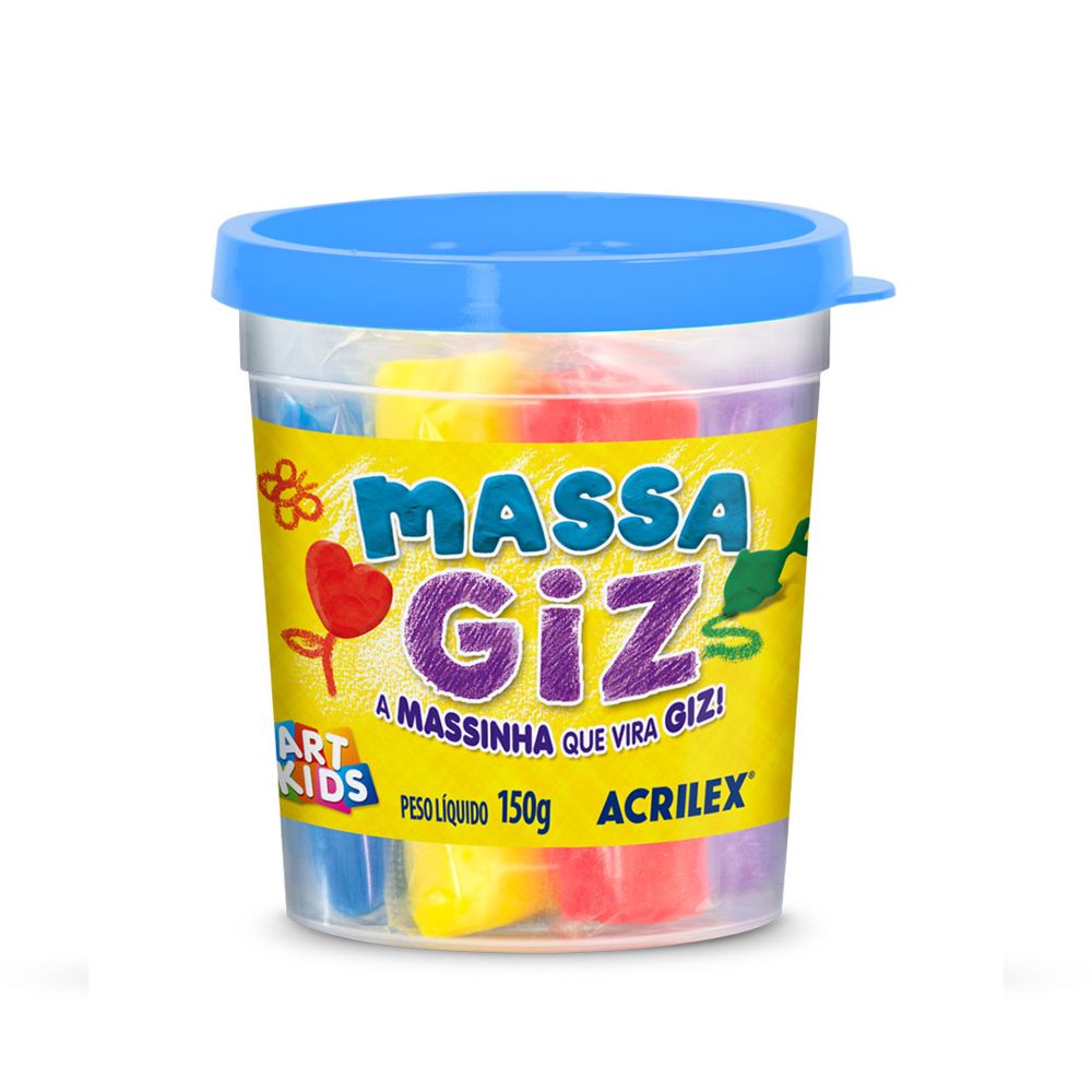 Nivalmix-Massa-Giz-06-Cores-100g-Acrilex-2365395 Nivalmix-Massa-Giz-06-Cores-100g-Acrilex-2365395